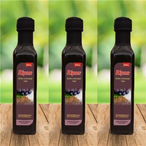 Ripsa Üzüm Çekirdeği Yağı (3 Adet 250 Ml)